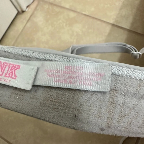 PINK Victoria’s Secret Women Gray Bra size‎ 32C - Picture 6 of 7